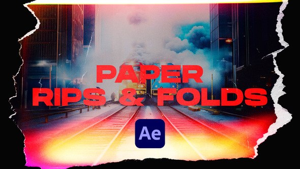 Videohive Paper Rips & Folds Transitions VOL. 2 | After Effects Elements template preview