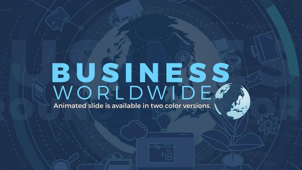 Business Worldwide Video Displays template preview