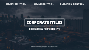 Corporate Titles Video Displays template preview