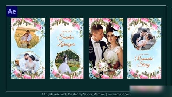 Videohive Wedding Instagram Story 47416024 Openers template preview