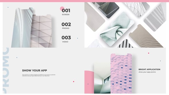 Videohive Bright App Screens Presentation Product Promo template preview