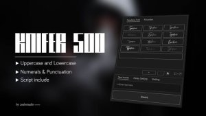 Videohive Animated Typeface - Knifer 500 Titles template preview