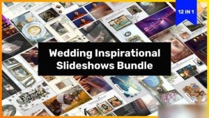 Videohive Wedding Inspirational Slideshows Bundle 12 in 1 Openers template preview