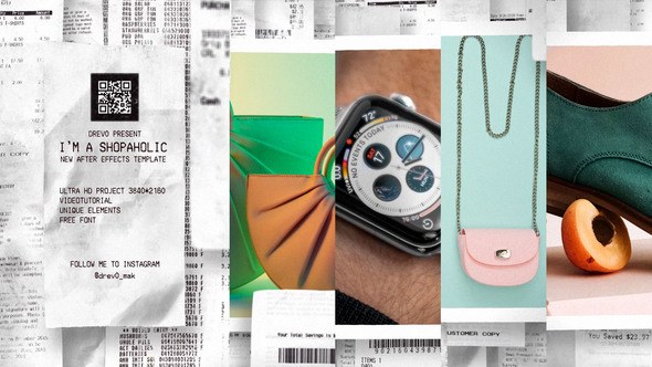 I`m a Shopaholic/ IGTV/ Black Friday Super Sale/ Commercial Promo/ Market/ Online Shop/ Social Medi Video Displays template preview