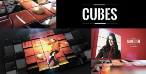 Videohive Cubes 11420742 - After Effects Project Video Displays template preview