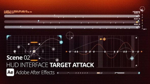 Videohive HUD Interface Target Attack Ae 02 Infographics template preview