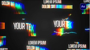 Videohive RGB Text Animation 55204470 Titles template preview