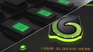 Videohive Sci-Fi Logo Reveal Logo Stings template preview