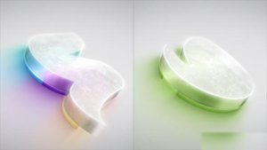 Videohive Clean 3D Glass Logo Reveal Intro Logo Stings template preview