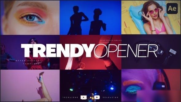 Videohive Trendy Opener 40108497 Openers template preview