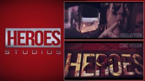 Heroes Logo Video Displays template preview