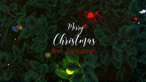 Videohive Christmas Tree Invitation Openers template preview