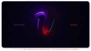 Videohive Neon Lights Spots - Logo Reveal Logo Stings template preview