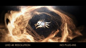 Videohive Particle Wave Logo Intro Logo Stings template preview