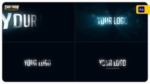 Videohive Glossy Light Logo Reveal Logo Stings template preview