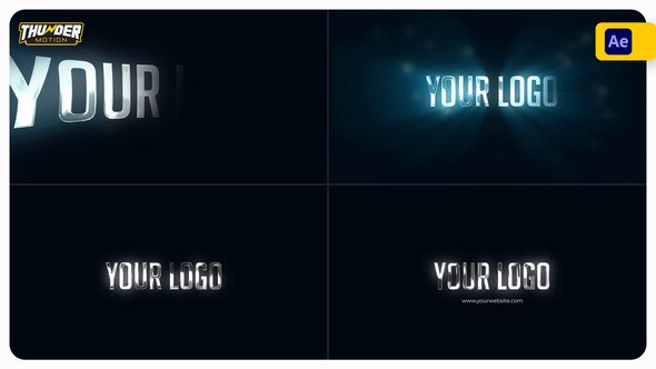 Videohive Glossy Light Logo Reveal Logo Stings template preview