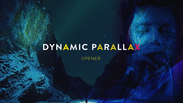 Dynamic Parallax Opener Video Displays template preview