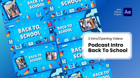 Videohive Intro/Opening - Back To School After Effects Template Openers template preview