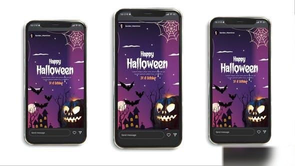 Videohive Halloween Instagram Story 48494190 Openers template preview