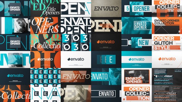 Videohive Typo Opener Pack Openers template preview