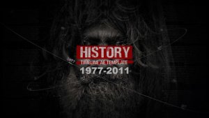 Videohive History Timeline Slideshow Video Displays template preview
