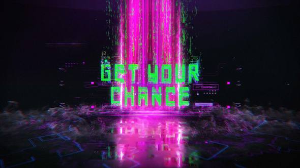 Videohive Cyberpunk Glitch Intro Titles template preview