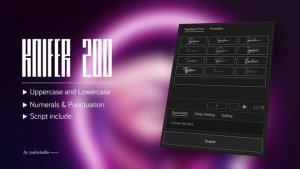 Videohive Animated Typeface - Knifer 200 Titles template preview