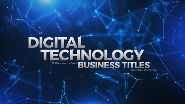 Videohive Digital Technology Business Titles Titles template preview