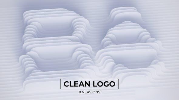 Videohive Clean Logo Reveal 44430203 Logo Stings template preview