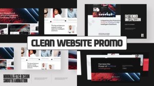 Videohive Clean Website Promo 57263708 Product Promo template preview