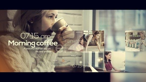 Videohive My Daily Routine Openers template preview