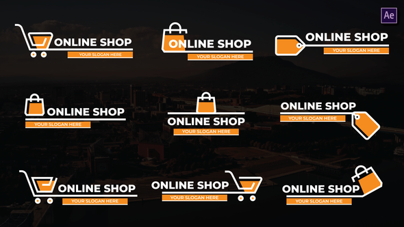 Videohive Shopping Titles After Effects Titles template preview