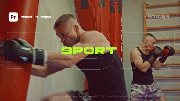 Sports Opener | for Premier Pro | MOGRT Premiere Pro template preview
