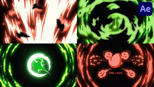 Videohive Cartoon Spooky Logo for After Effects Logo Stings template preview