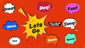 Videohive Speech Bubbles 51495607 Titles template preview