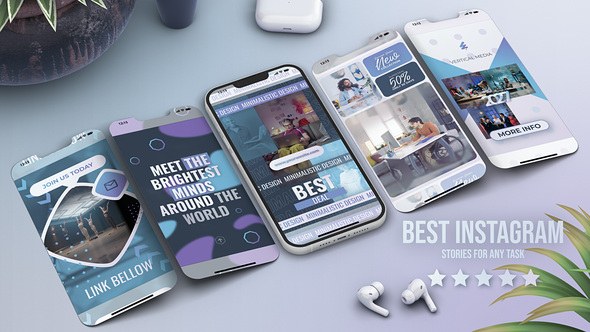 Videohive Instagram 60724562 Video Displays template preview