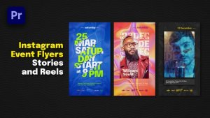 Instagram Event Flyers. Stories and Reels | Premiere Pro Premiere Pro template preview