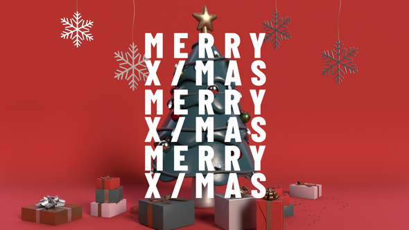 Christmas Online Special Sale Video Displays template preview
