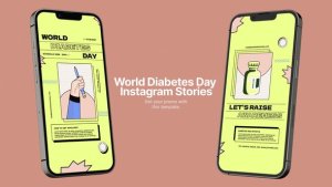 Videohive World Diabetes Day Instagram Stories 59355642 Openers template preview