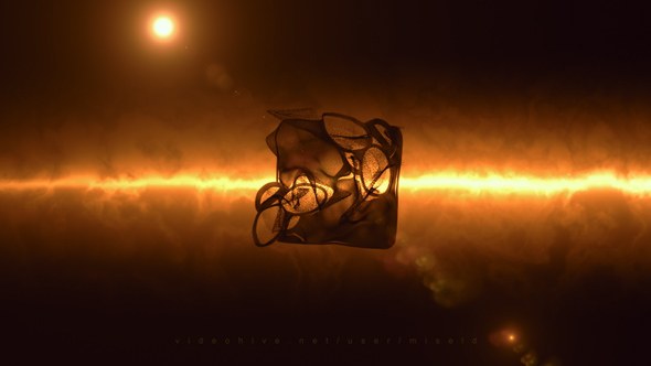 Videohive Particle Logo Revealer Logo Stings template preview