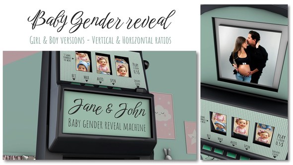 Videohive Baby Gender Reveal : Girl or Boy? Openers template preview