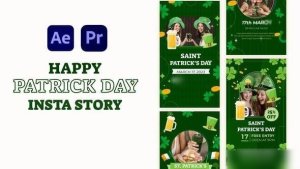 Videohive Patrick's Day Instagram Story Elements template preview