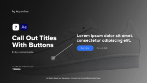 Videohive Call Out Titles With Buttons Titles template preview