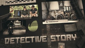 Detective Story - Slideshow Video Displays template preview