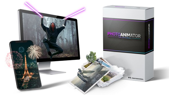 Photo Animator Video Displays template preview