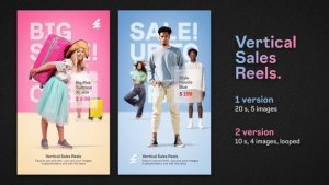 Videohive Vertical Sales Reels Product Promo template preview