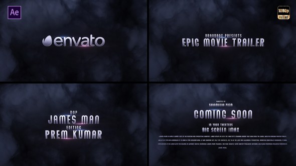 Videohive Cinematic Epic War Trailer Video Displays template preview