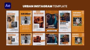 Videohive Urban Instagram Template Product Promo template preview