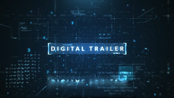 Videohive Digital Trailer 22972491 Titles template preview