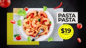Videohive Restaurant Menu Slide Product Promo template preview